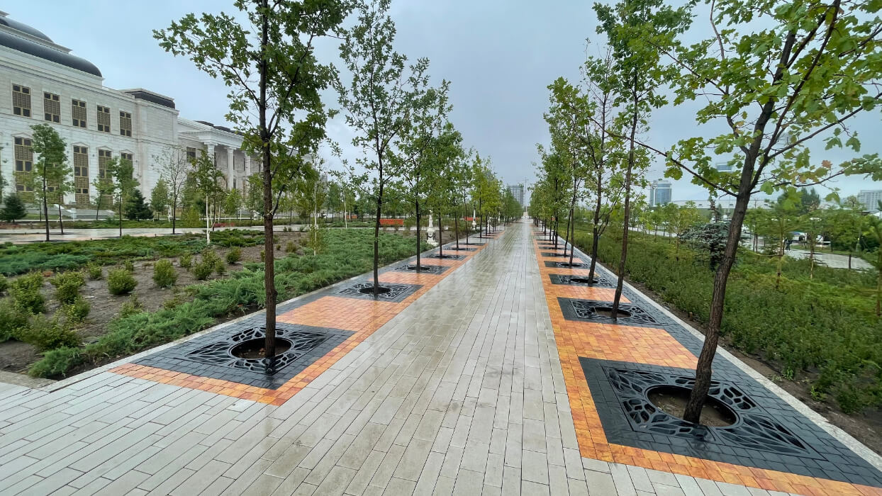 Приствольная решетка для дерева ZKING CRUST 1.2х1.2м Черная в Пятигорске фото