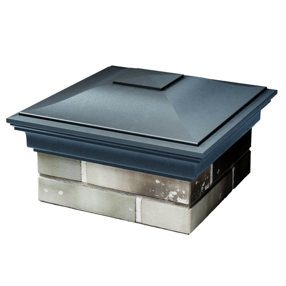 Колпак Zking Монблан Серый на столб 1.5х1.5 кирпича (385х385мм) в Пятигорске фото