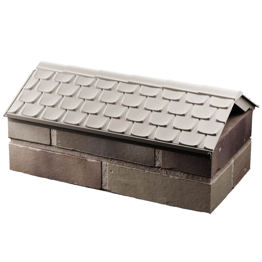 Парапет Zking Эльбрус Бежевый с посадкой на 1 кирпич (255мм) в Пятигорске фото