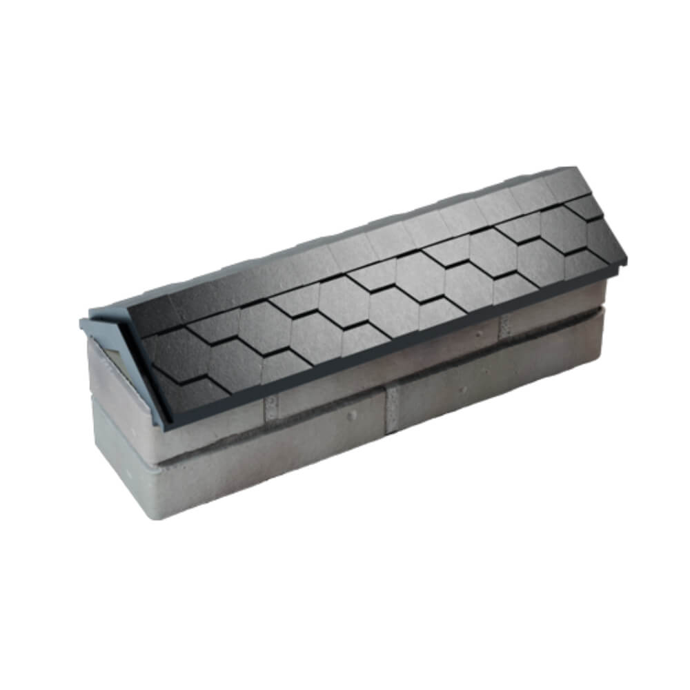 Парапет Zking Эверест Черный с посадкой на 0.5 кирпича (130мм) в Пятигорске фото