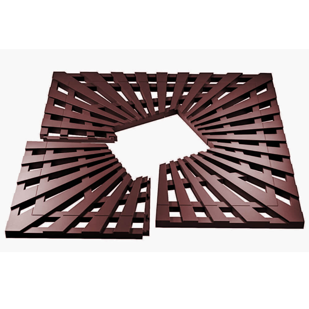 Приствольная решетка для дерева ZKING ATMOSPHERE 1.2х1.2м Коричневая в Пятигорске фото