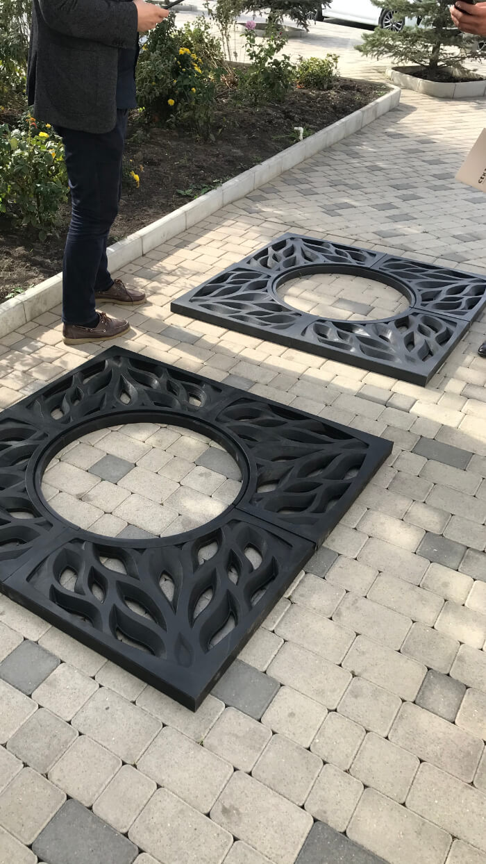 Приствольная решетка для дерева ZKING CRUST 1.2х1.2м Черная в Пятигорске фото