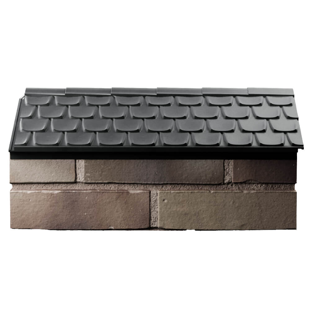 Парапет Zking Эльбрус Серый с посадкой на 1 кирпич (255мм) в Пятигорске фото