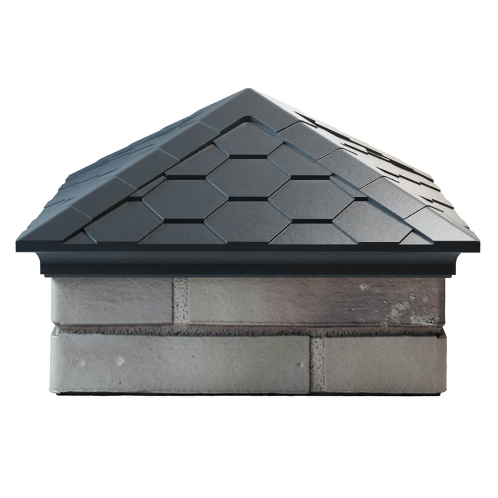 Колпак Zking Эверест Серый на столб 1.5х1.5 кирпича (390х390мм) Пятигорск фото