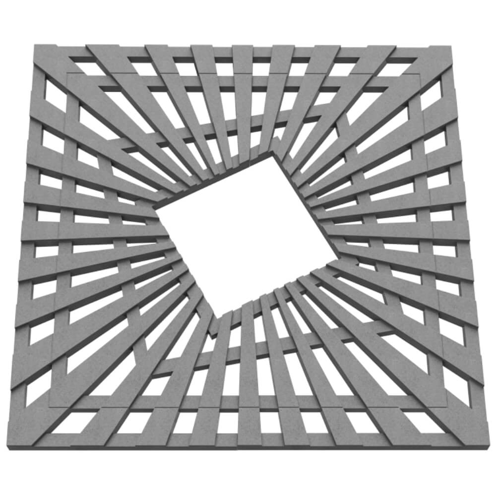 Приствольная решетка для дерева ZKING ATMOSPHERE 1.2х1.2м Серая в Пятигорске фото