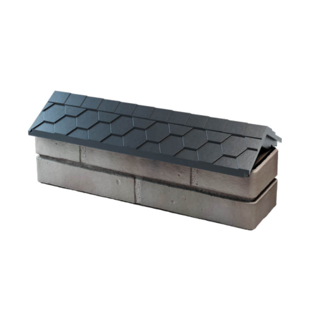 Парапет Zking Эверест Серый с посадкой на 0.5 кирпича (130мм) в Пятигорске фото