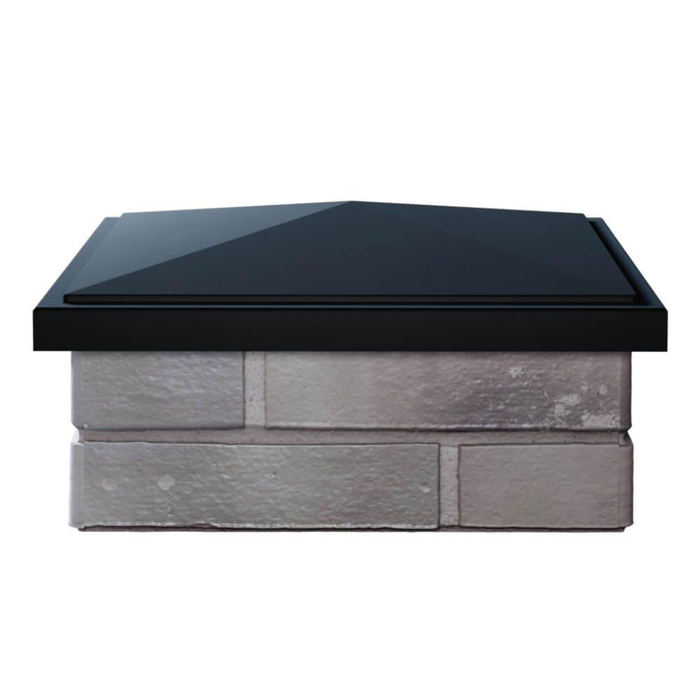 Колпак Zking БонаМоно Черный на столб 1.5х1.5 кирпича (385х385, 400х400мм) Пятигорск фото