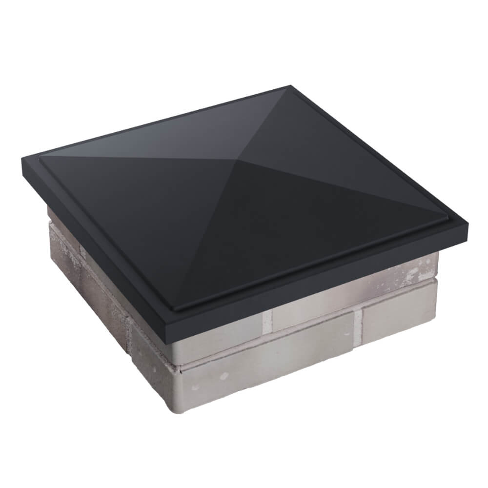 Колпак Zking БонаМоно Серый на столб 1.5х1.5 кирпича (385х385, 400х400мм) в Пятигорске фото