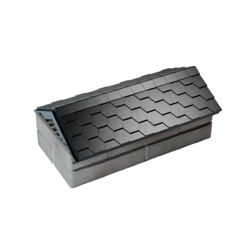 Парапет Zking Эверест Черный с посадкой на 1 кирпич (200/225/255мм) в Пятигорске фото