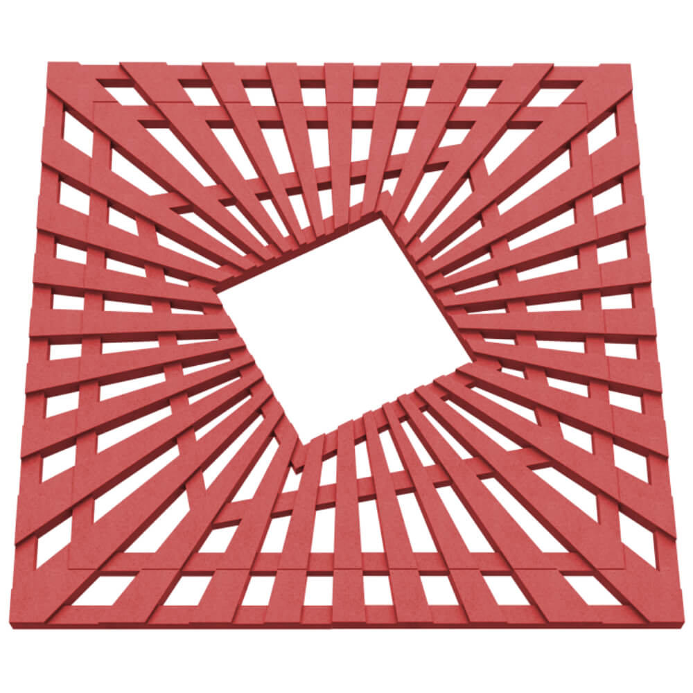 Приствольная решетка для дерева ZKING ATMOSPHERE 1.2х1.2м Красная в Пятигорске фото