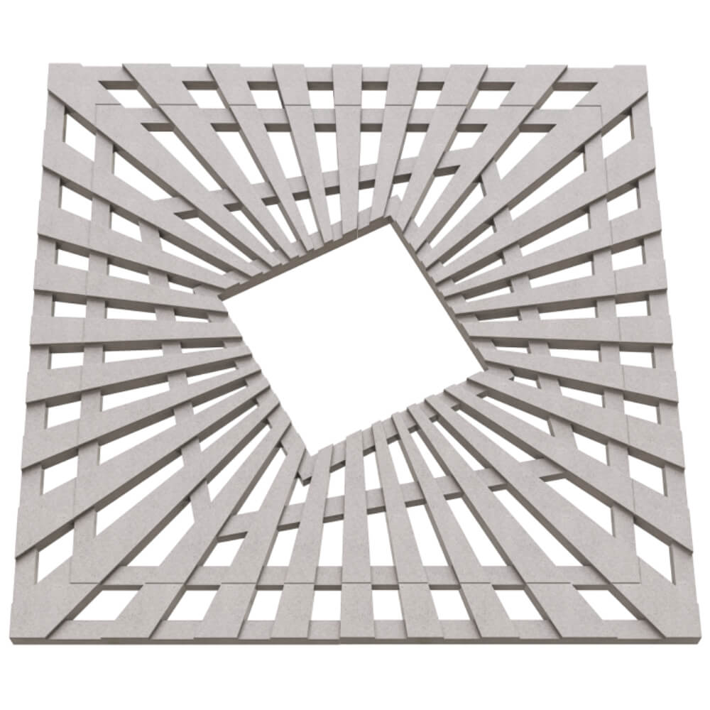 Приствольная решетка для дерева ZKING ATMOSPHERE 1.2х1.2м Бежевая в Пятигорске фото