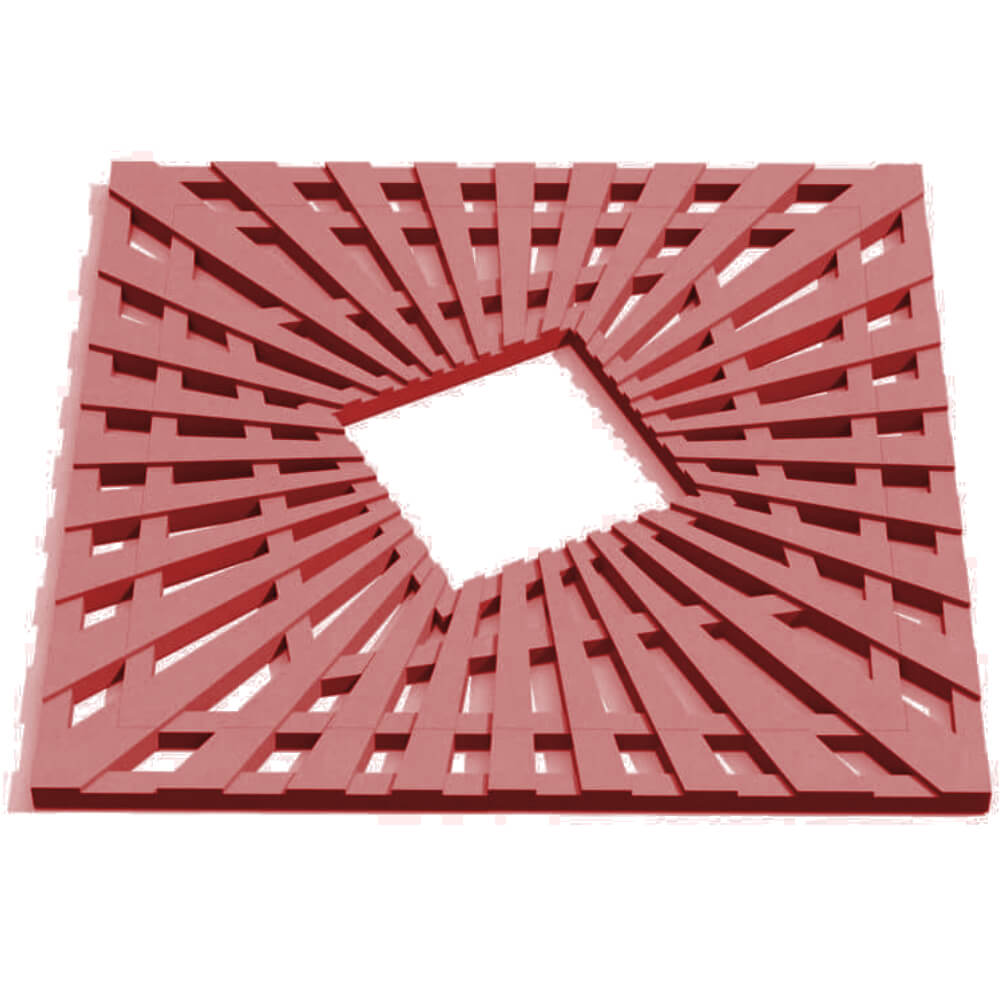 Приствольная решетка для дерева ZKING ATMOSPHERE 1.2х1.2м Красная Пятигорск фото