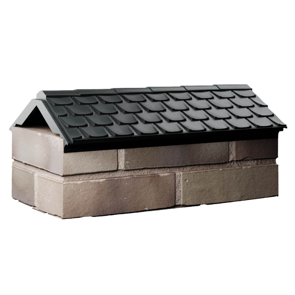 Парапет Zking Эльбрус Черный с посадкой на 1 кирпич (255мм) Пятигорск фото
