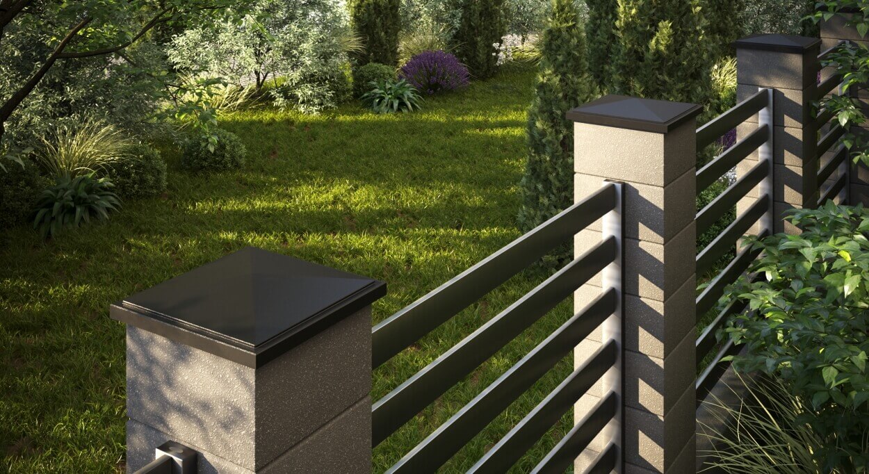 Колпак Zking БонаМоно Коричневый на столб 1.5х1.5 кирпича (385х385, 400х400мм) в Пятигорске фото