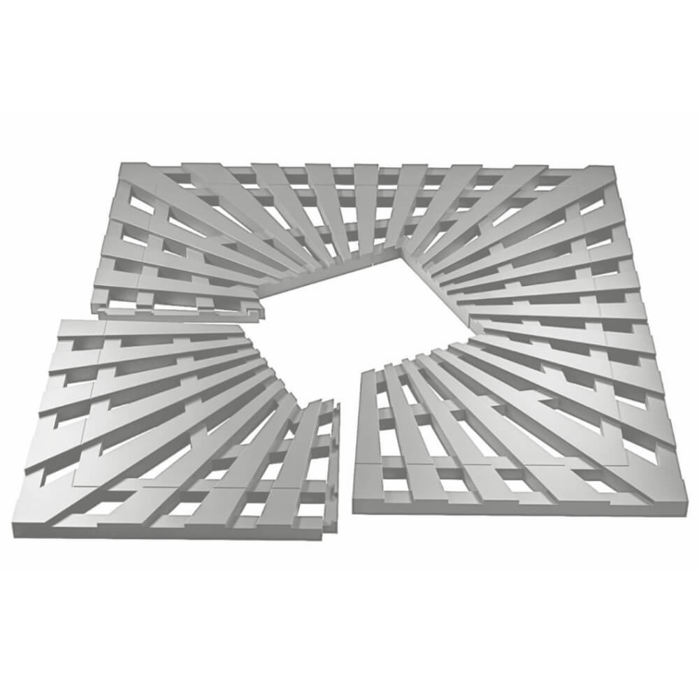 Приствольная решетка для дерева ZKING ATMOSPHERE 1.2х1.2м Бежевая в Пятигорске фото