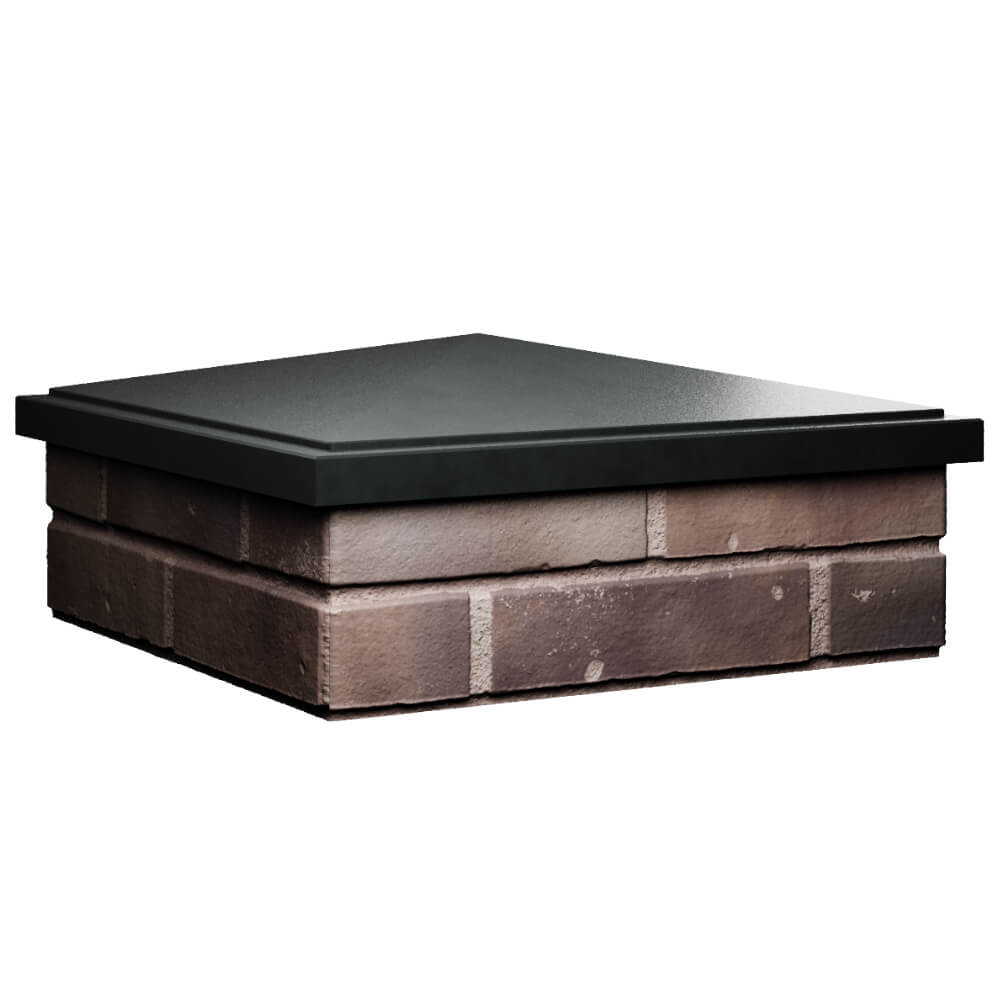 Колпак Zking БонаМоно Черный на столб 2х2 кирпича (515х515, 530х530мм) в Пятигорске фото