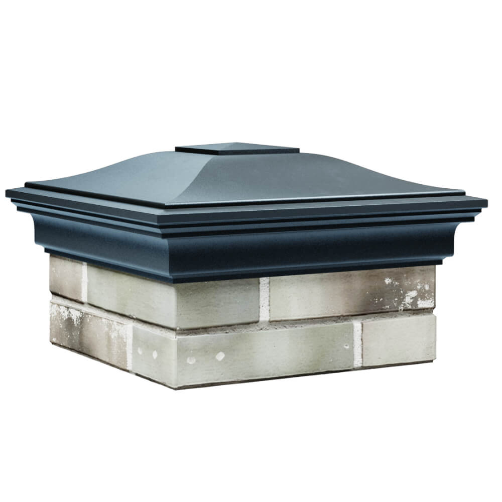 Колпак Zking Монблан Серый на столб 1.5х1.5 кирпича (385х385мм) в Пятигорске фото