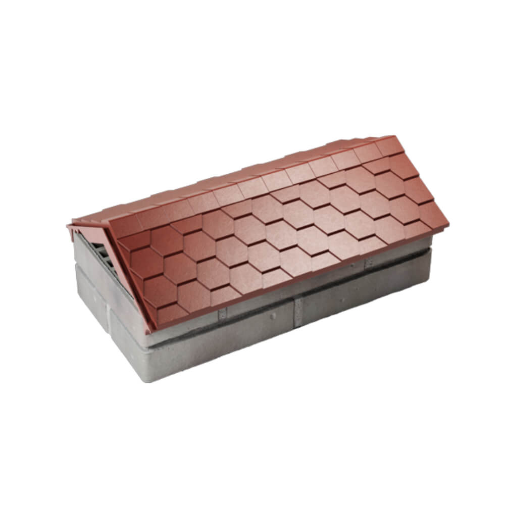 Парапет Zking Эверест Красный с посадкой на 1 кирпич (200/225/255мм) в Пятигорске фото