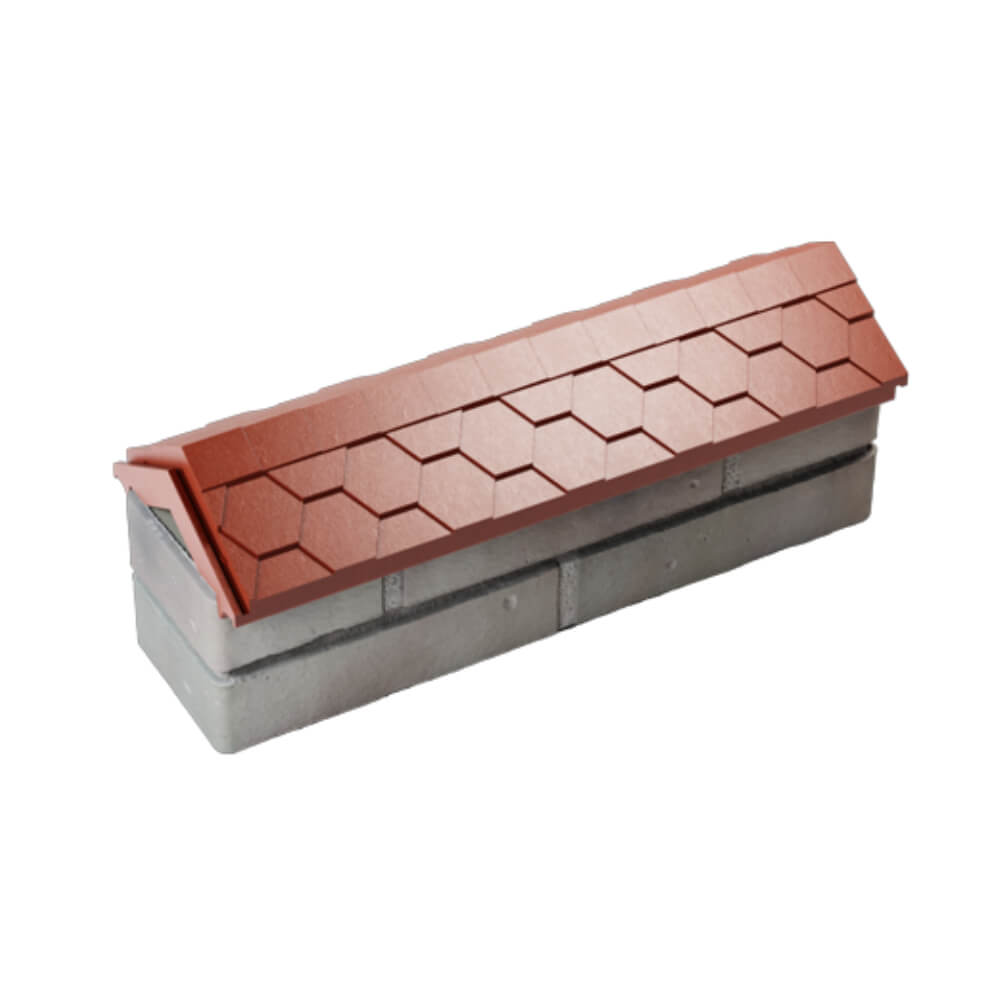 Парапет Zking Эверест Красный с посадкой на 0.5 кирпича (130мм) в Пятигорске фото