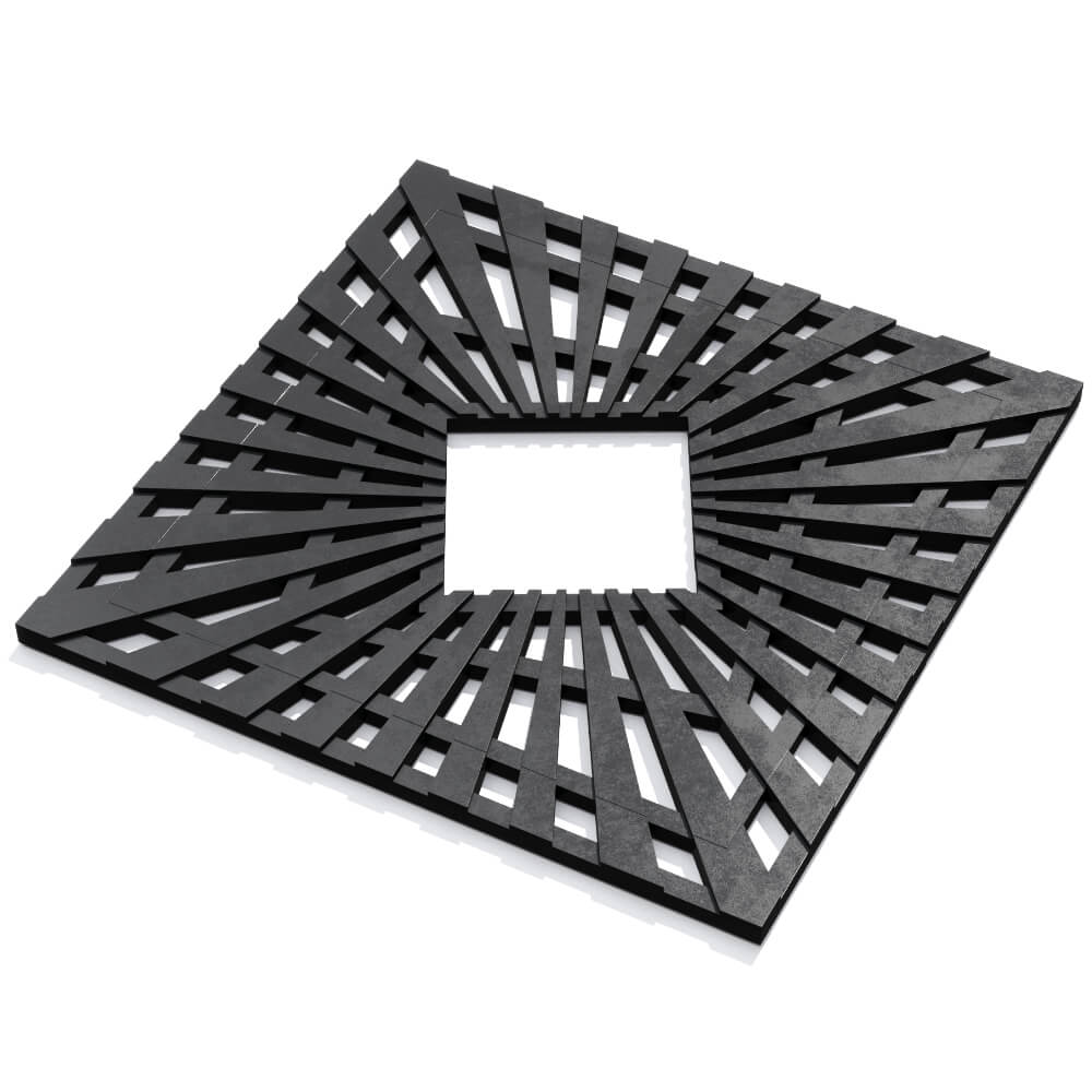 Приствольная решетка для дерева ZKING ATMOSPHERE 1.2х1.2м Черная в Пятигорске фото