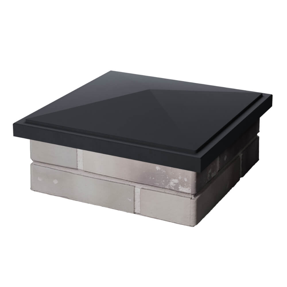 Колпак Zking БонаМоно Серый на столб 1.5х1.5 кирпича (385х385, 400х400мм) в Пятигорске фото