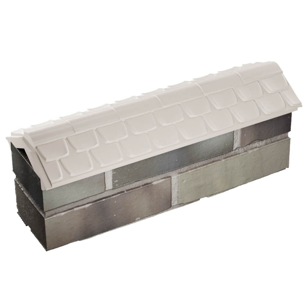 Парапет Zking Эльбрус Бежевый с посадкой на 0.5 кирпича (130мм) в Пятигорске фото