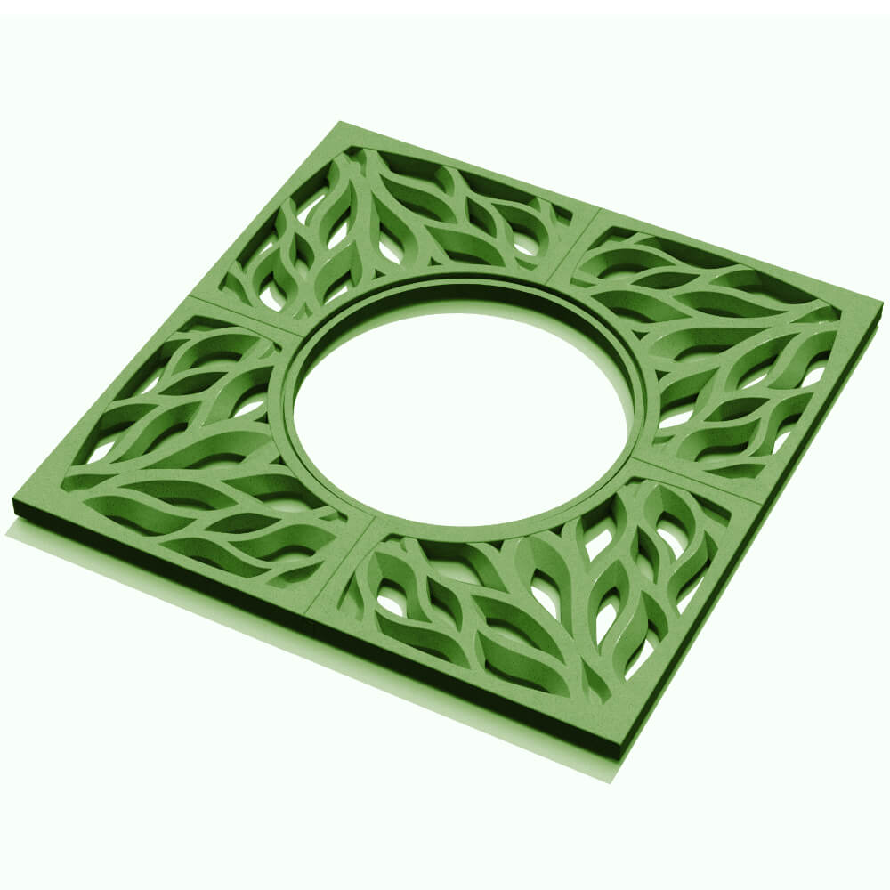 Приствольная решетка для дерева ZKING CRUST 1.2х1.2м Зеленая в Пятигорске фото