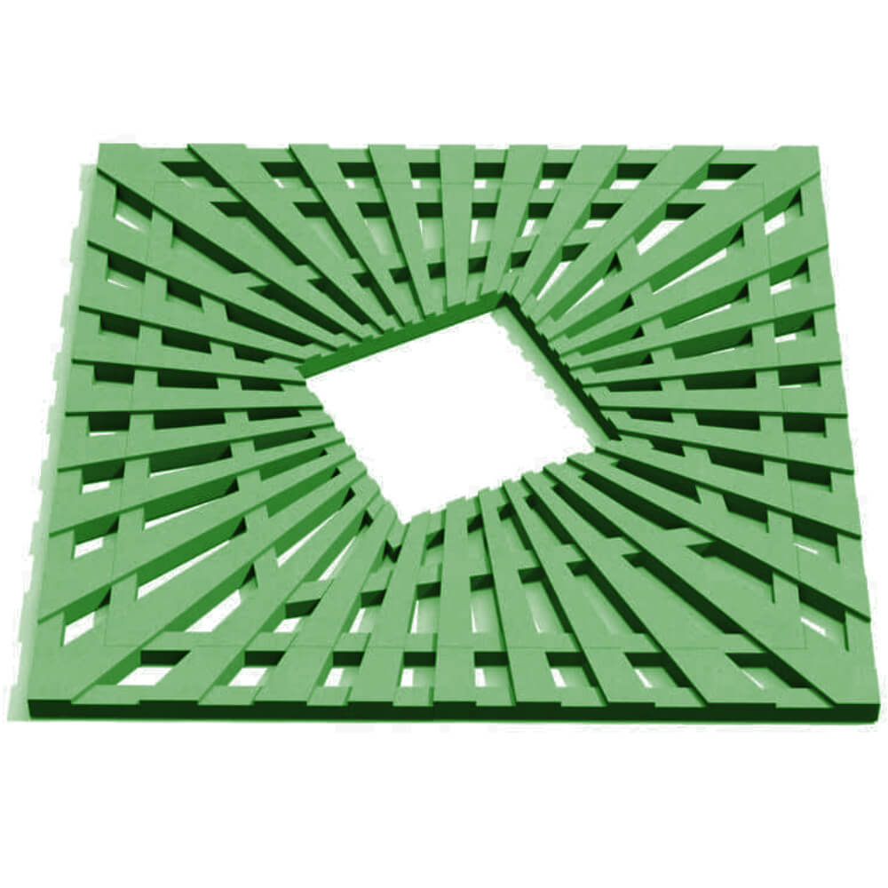 Приствольная решетка для дерева ZKING ATMOSPHERE 1.2х1.2м Зеленая Пятигорск фото